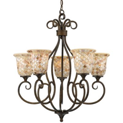 Monterey Mosaic Chandelier by Quoizel - Starlight Lighting USA and Canada